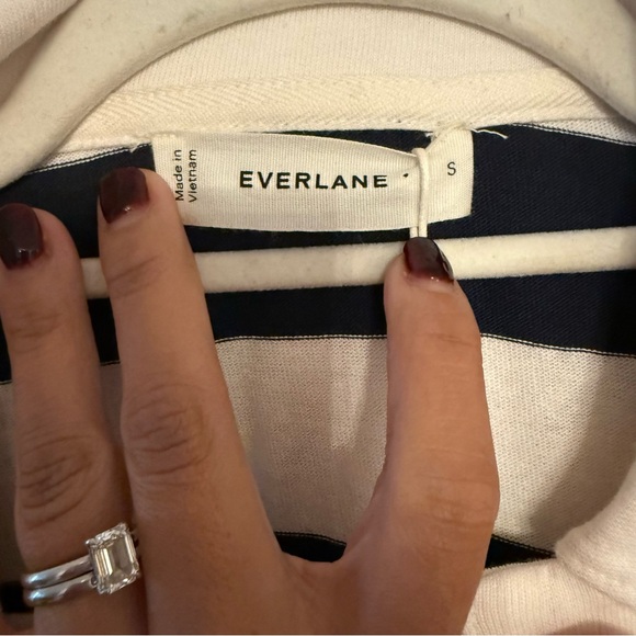 Everlane The Mariner Rugby Top – Navy/White Stripes – NWT – Size S - Picture 3 of 8
